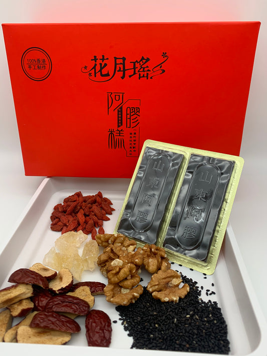 原味阿膠糕500g —— 100%精緻手工熬製(每日即食、溫補調理)