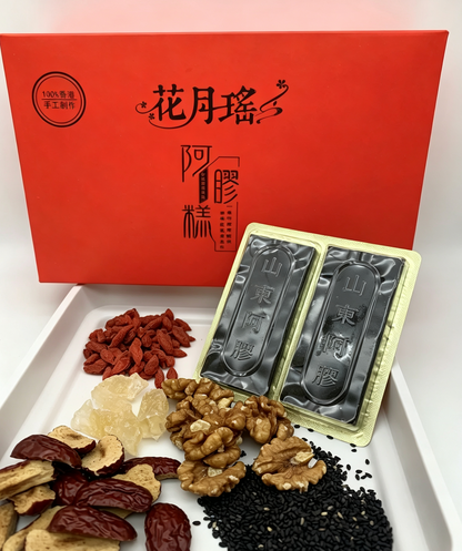 原味阿膠糕500g —— 100%精緻手工熬製（每日即食、溫補調理）