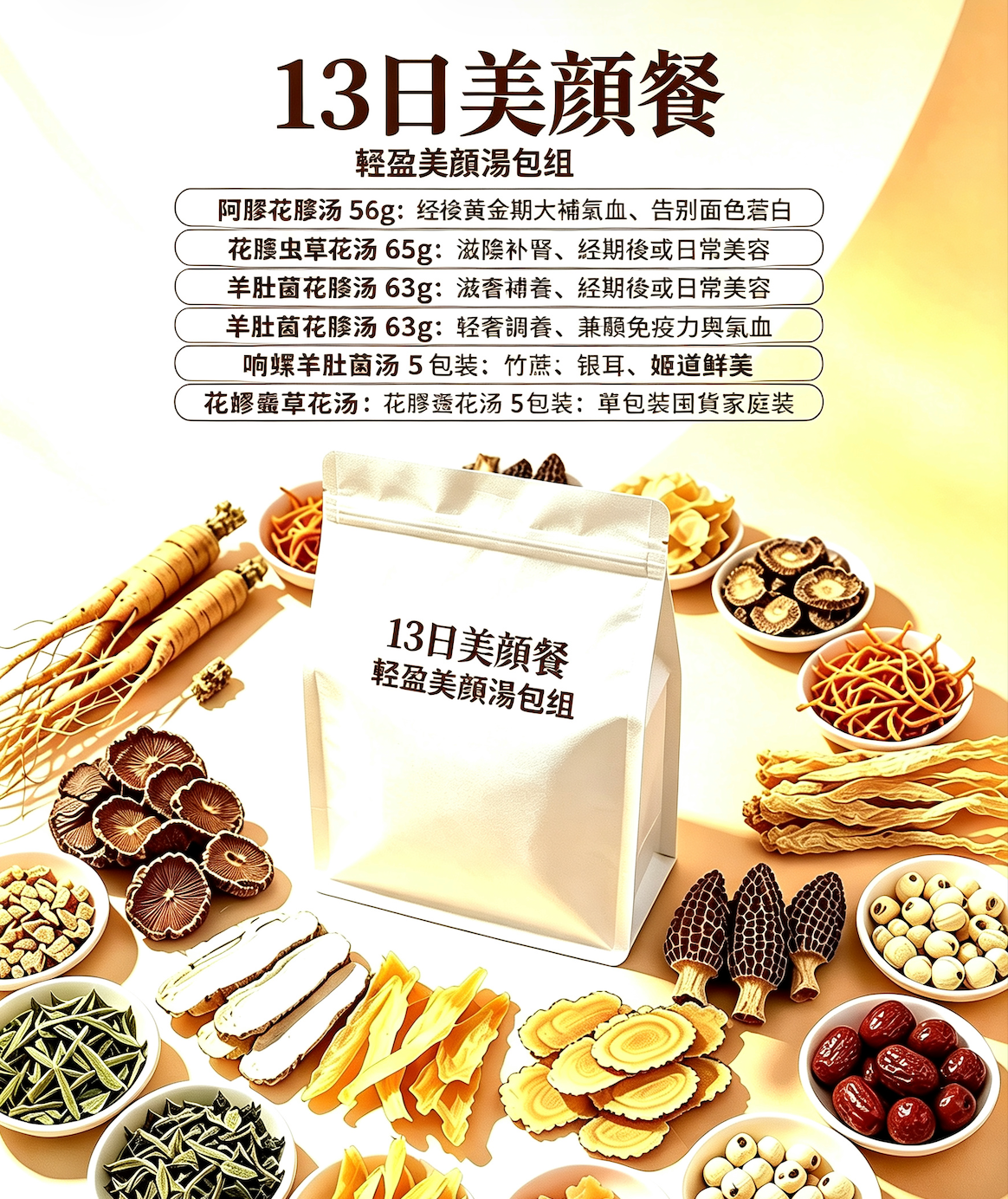 【13日美顏餐】輕盈美顏湯包組