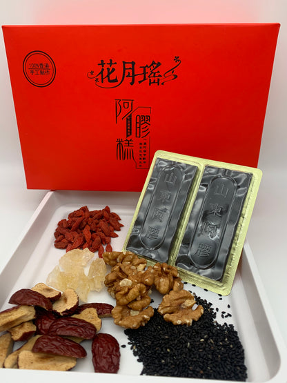 原味阿膠糕500g —— 100%精緻手工熬製（每日即食、溫補調理）